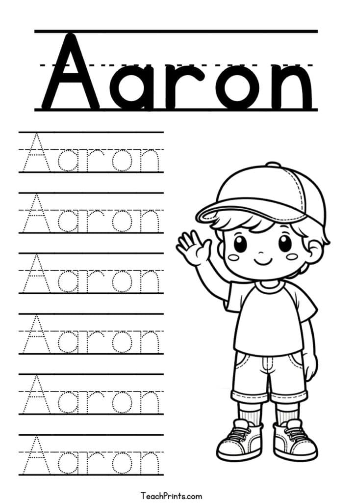 Free Name Tracing Worksheets - 901 Names A to Z (Printable)
