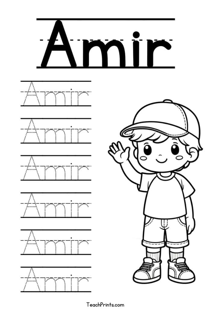 A Name Tracing Worksheets – 132 Names (Free & Printable) - Teach Prints a-name-tracing-worksheets-132-names-free-printable-teach-prints