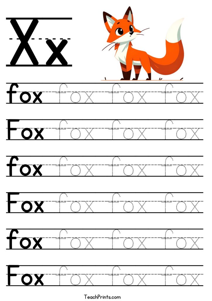 Letter X Tracing Worksheet - Free Printables 20 Tracing Letter X Worksheet