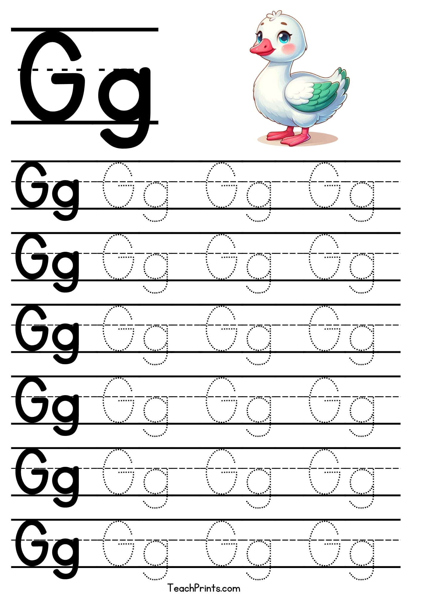 Alphabet Tracing Worksheets Free Printables Teach Prints