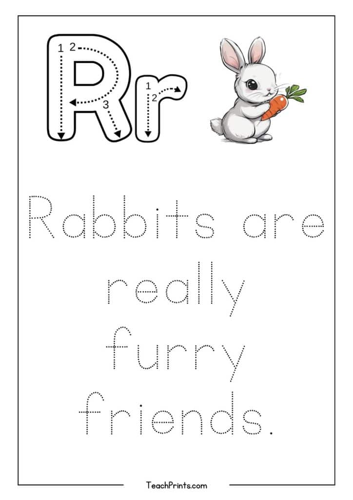 Letter R Tracing Worksheet - Free Printables 8 r tracing worksheet