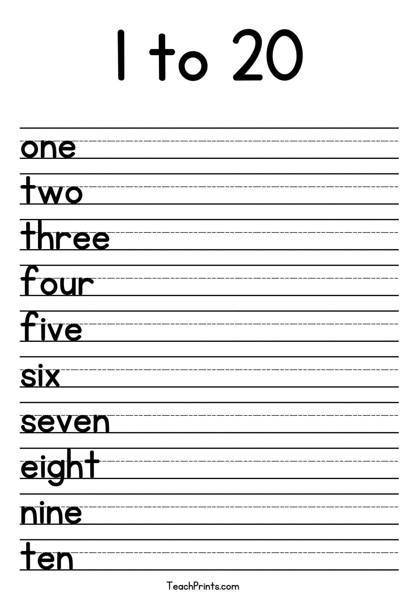 tracing-numbers-1-20-worksheets-free-printable-pdfs-teach-prints for Free Printable Number Tracing Worksheets 1 20 Tracing Numbers 1-20 Worksheets (Free Printable Pdfs) - Teach Prints for Free Printable Number Tracing Worksheets 1 20