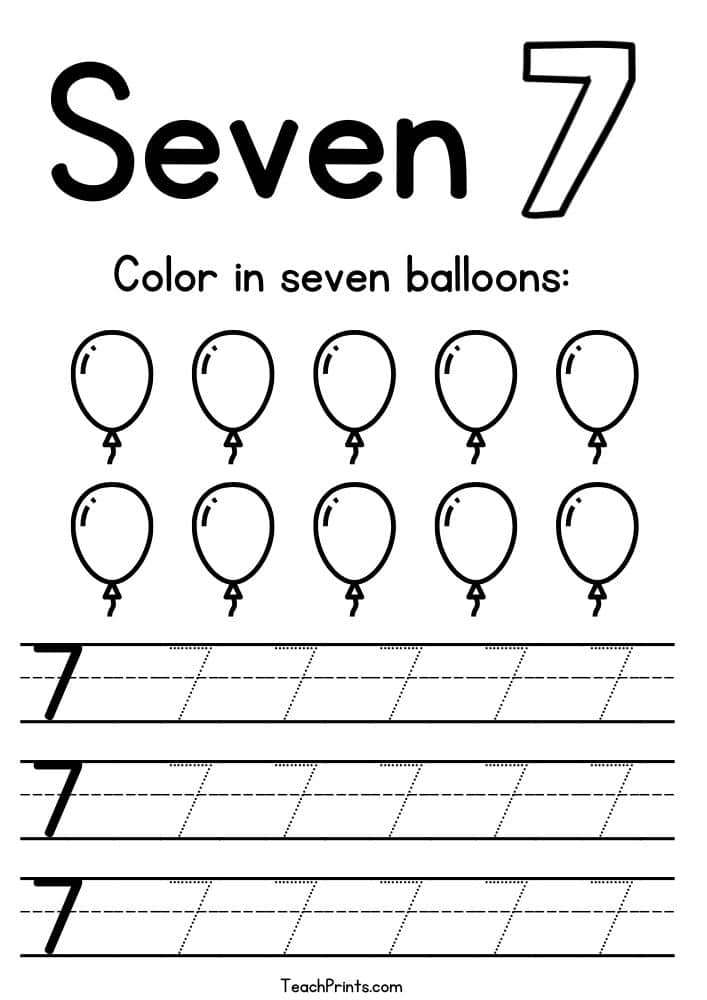 Number Tracing Worksheets Free Printables Teach Prints Number Tracing Worksheets Free Printables Teach Prints
