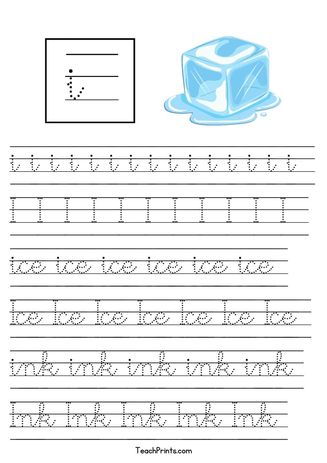 Cursive Letter Tracing Worksheets Free A To Z Printables Teach Prints Cursive letter tracing worksheets free a to z printables teach prints