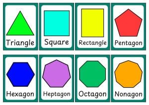 Shapes Flashcards (2D &amp; 3D) - Free Printables - Teach Prints