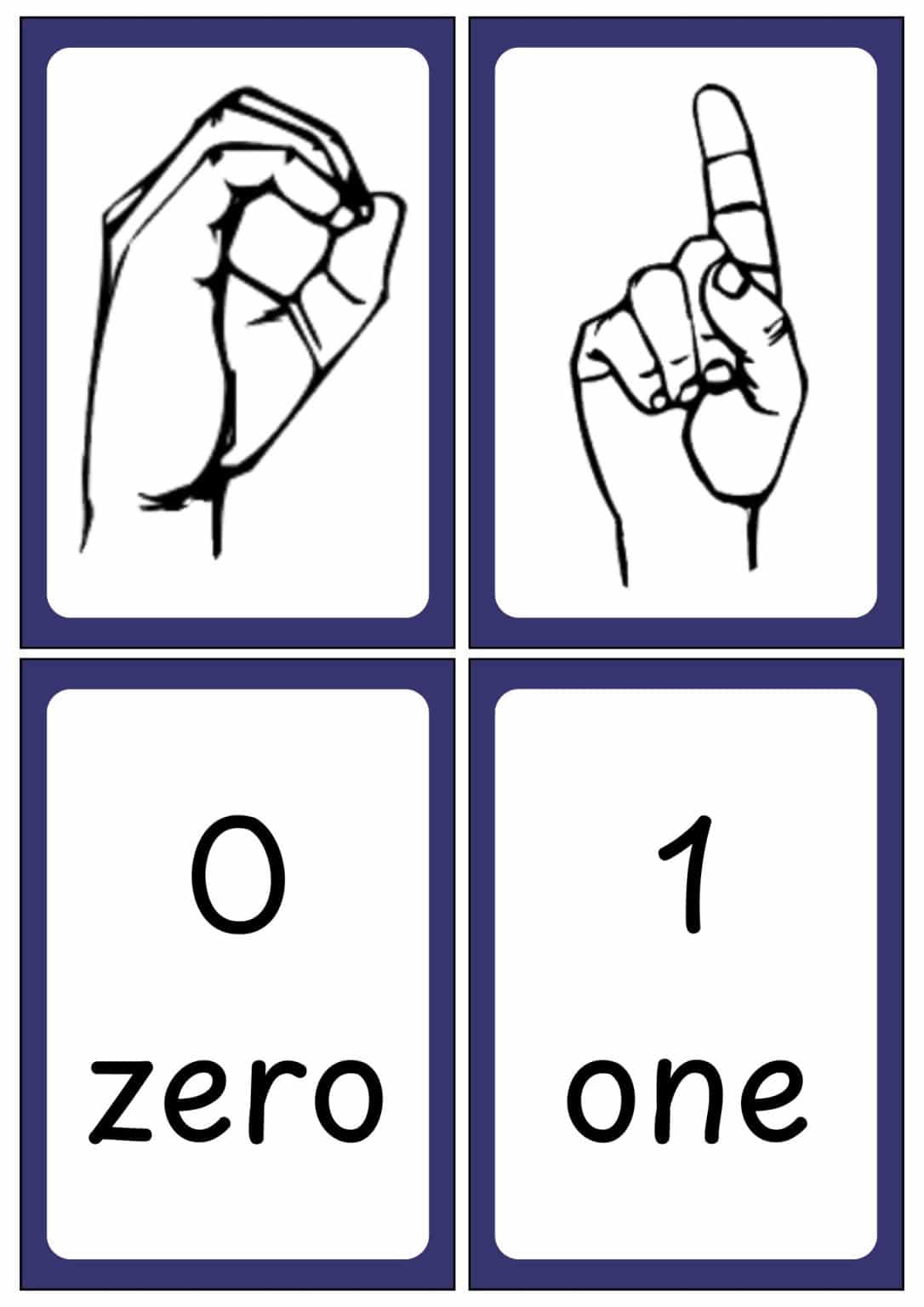 ASL Sign Language Flashcards Free Printables Teach Prints