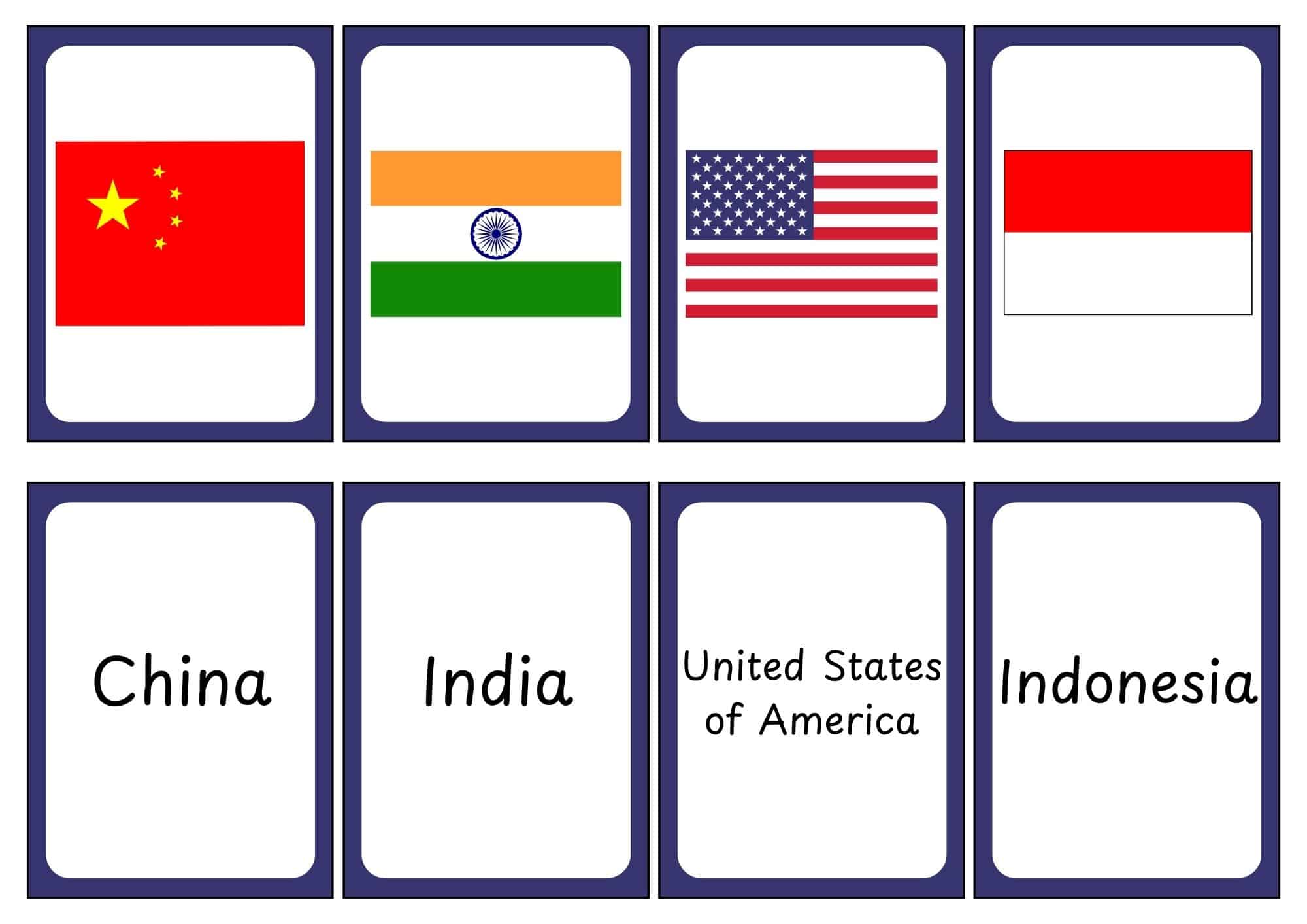Country Flag Flashcards