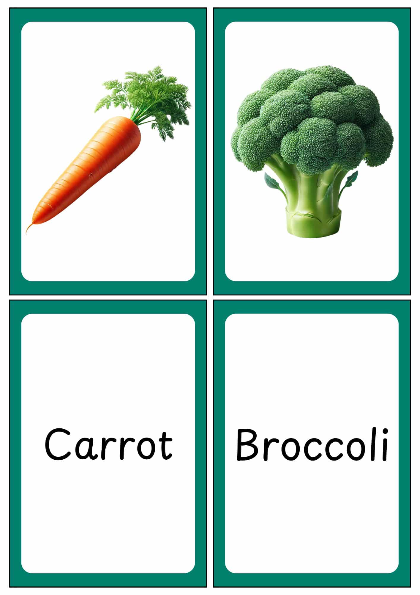 Vegetable Flashcards
