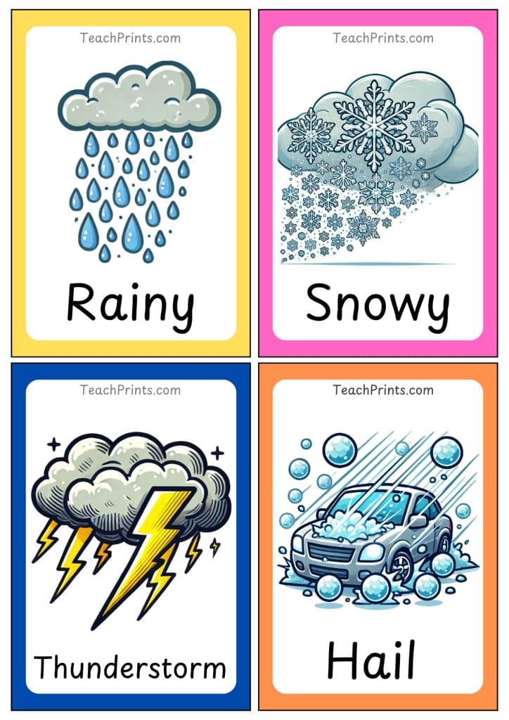 Weather Flashcards