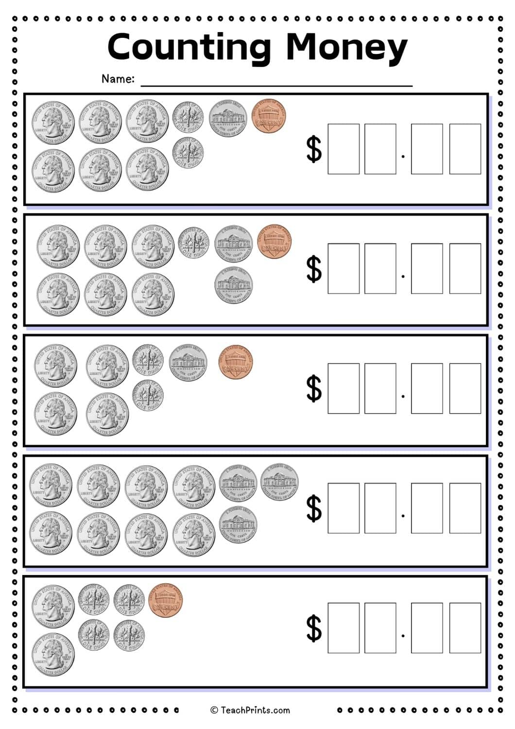 3rd Counting Money Worksheet 3rd Counting Money Worksheet