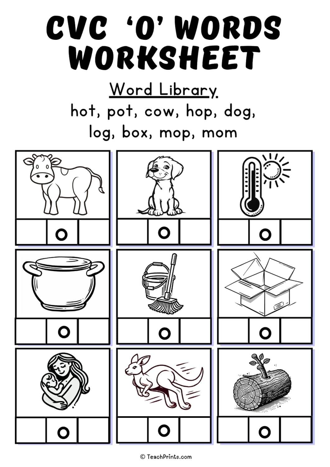 cvc words worksheet
