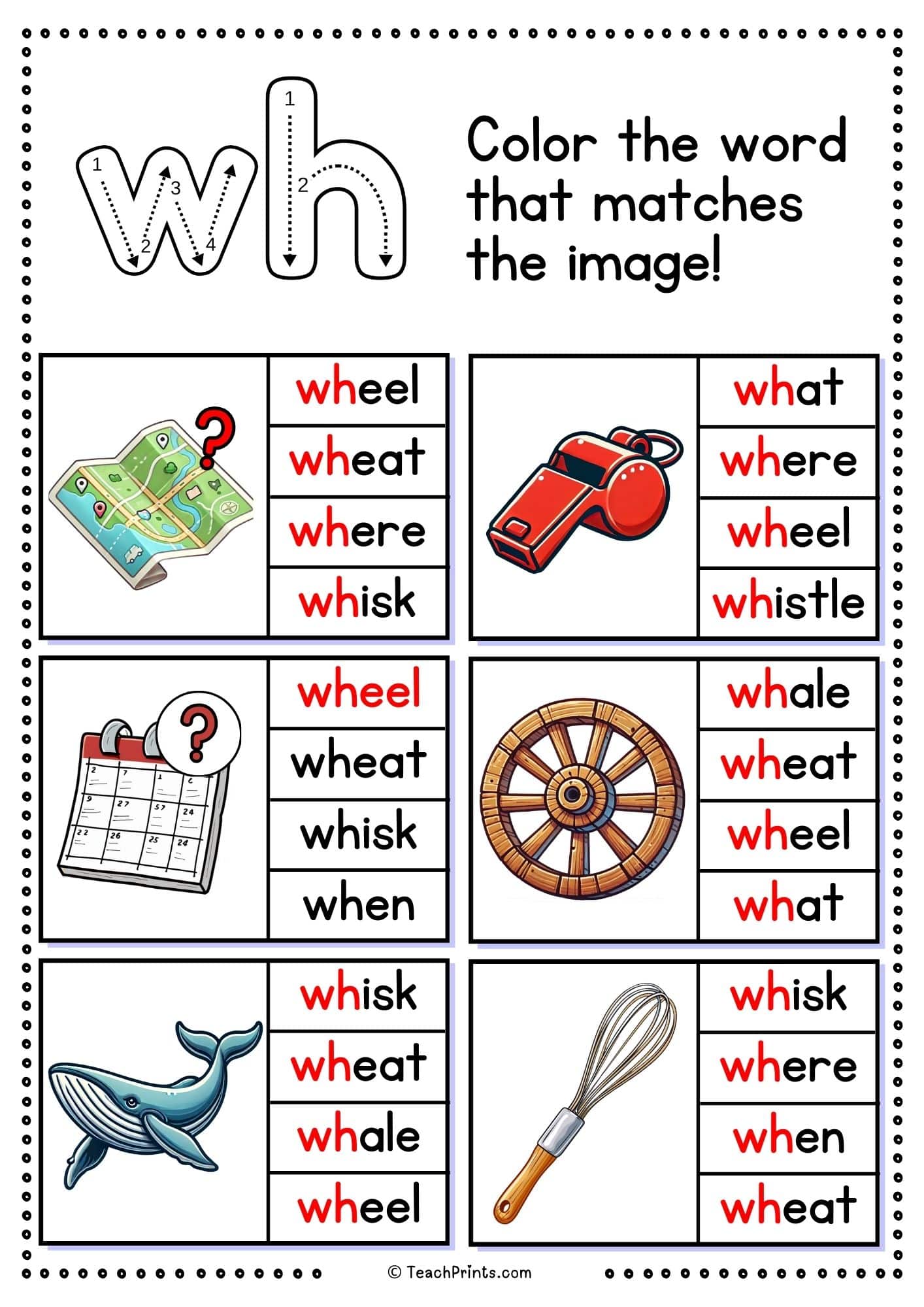 wh worksheet
