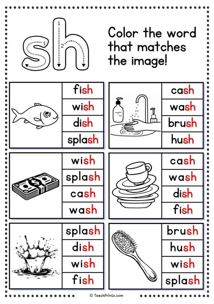 53 Free Digraphs Worksheets PDF Printable Teach Prints
