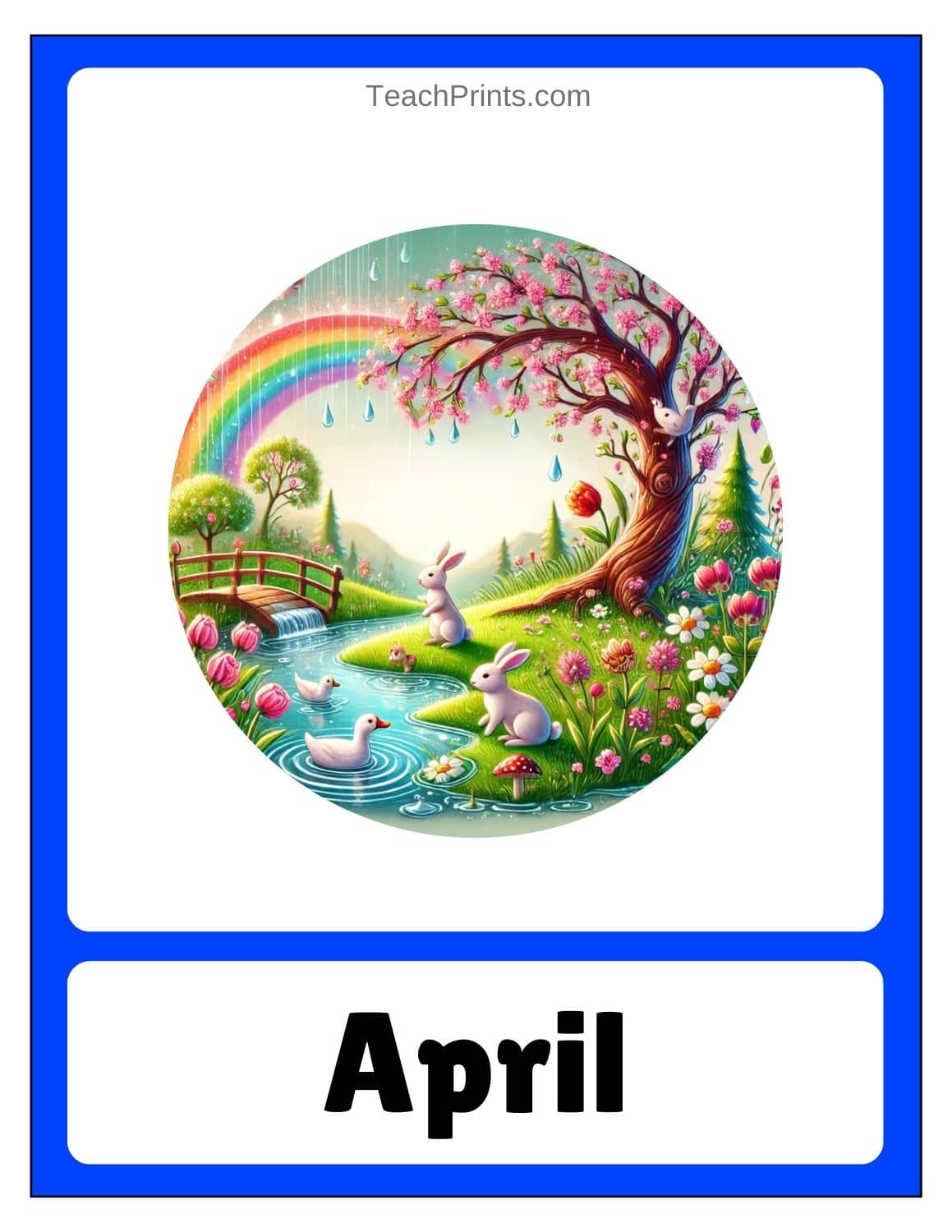 April Flashcard
