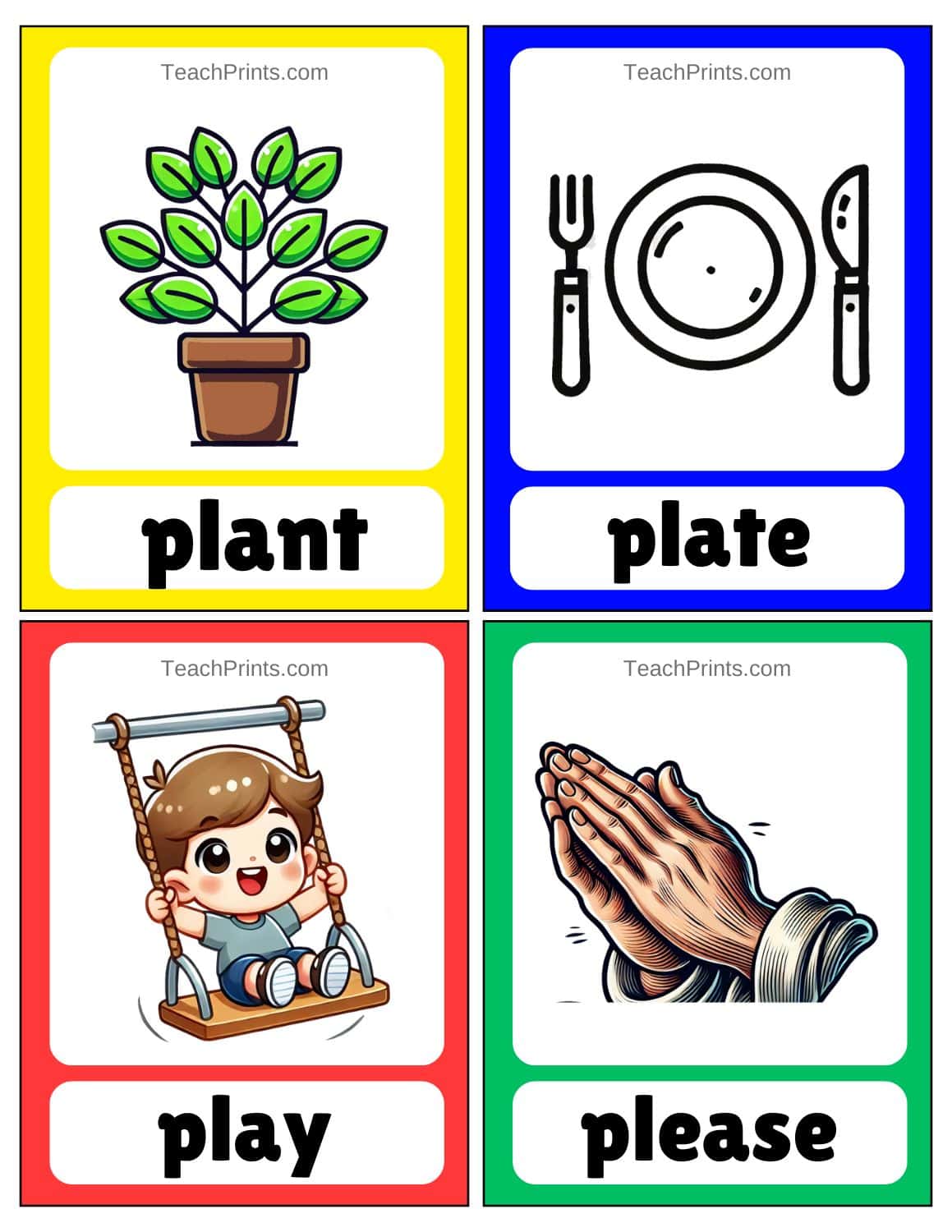 consonant blend flash cards