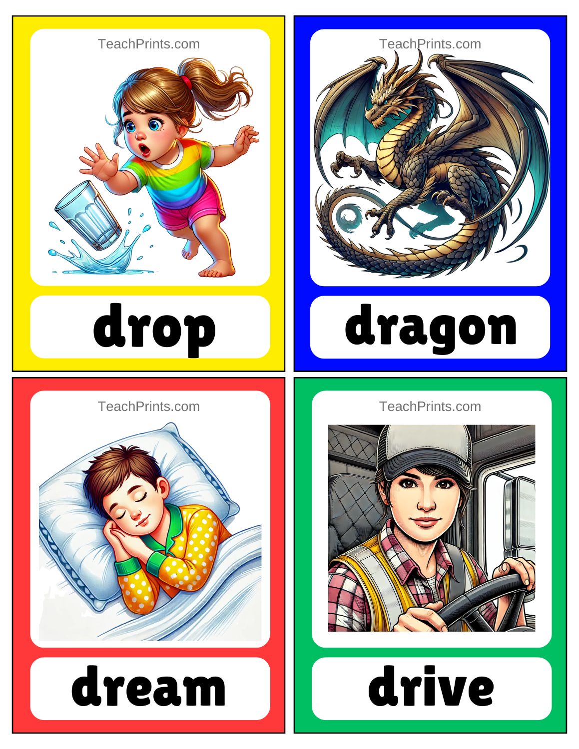 consonant blend flashcards free