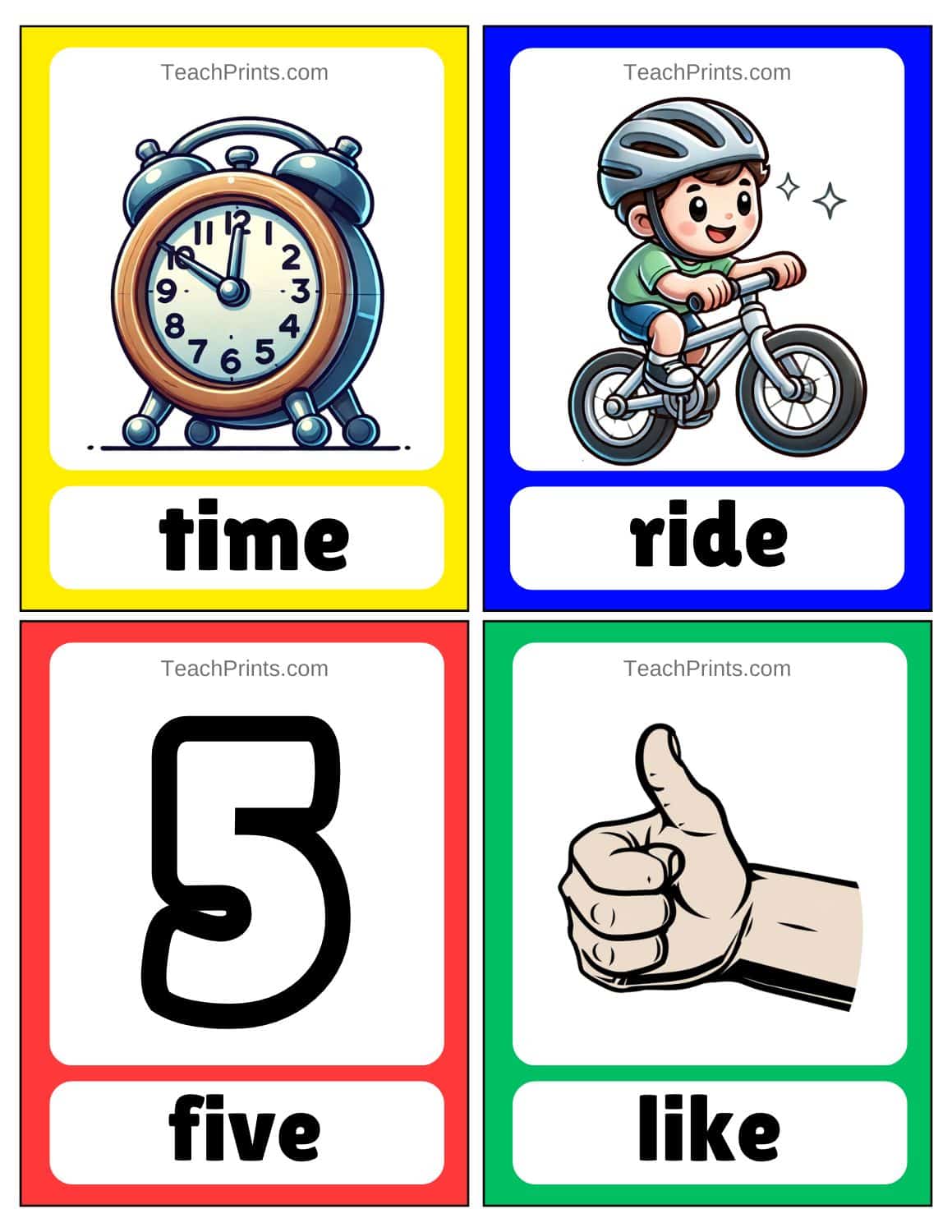 diphthong flashcards