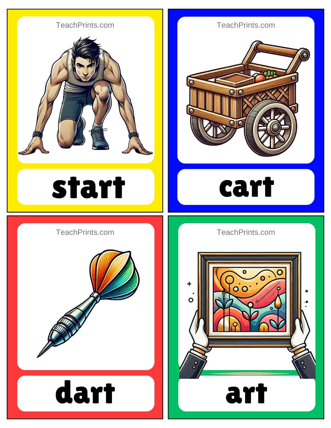 r-controlled vowels flashcards