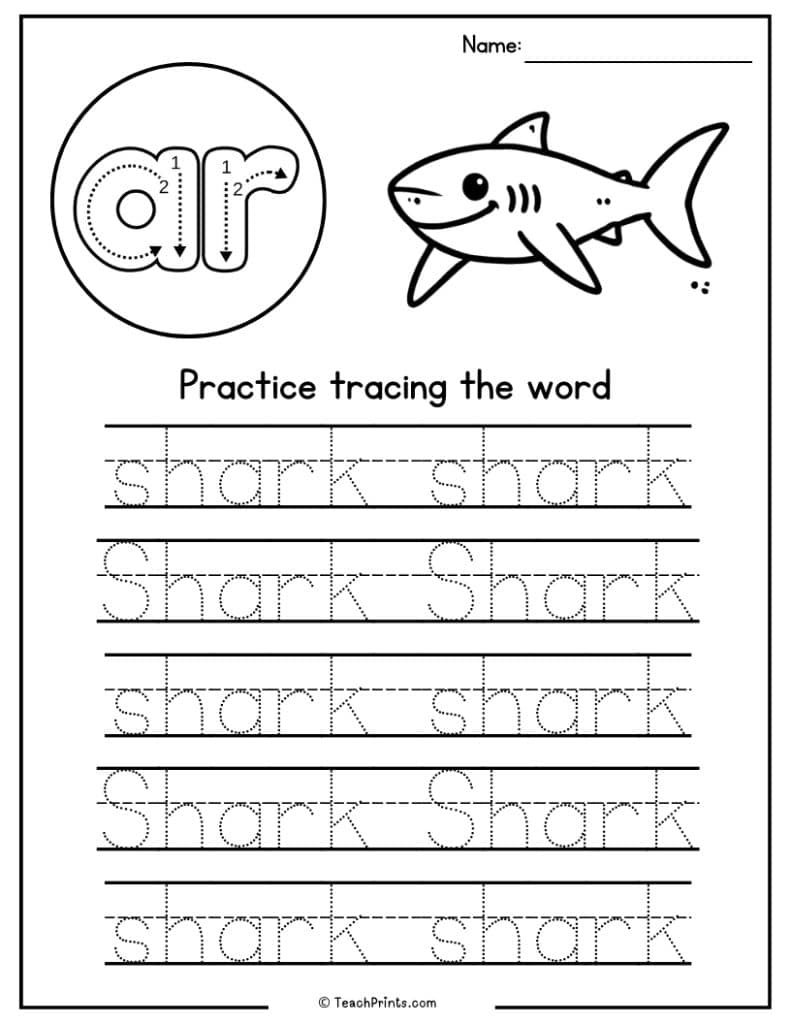 ar worksheet