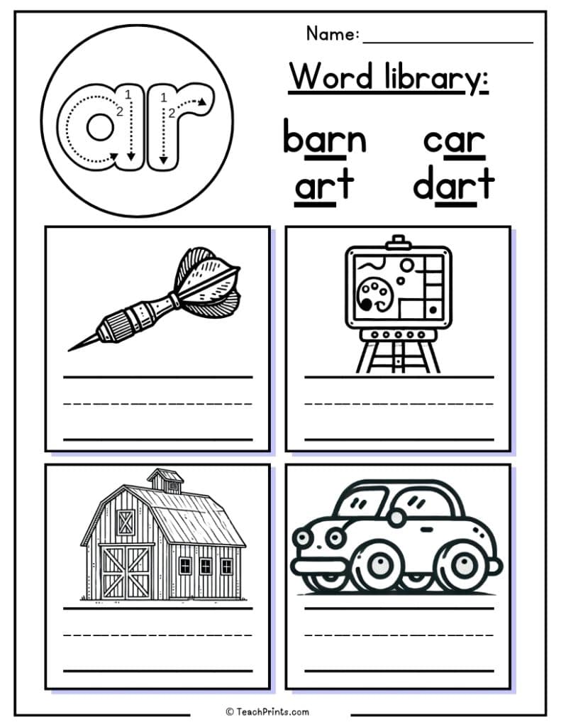 ar worksheet