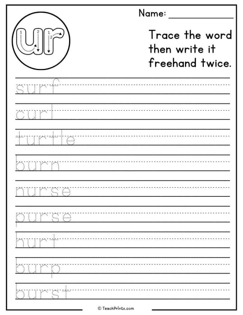 ur worksheet