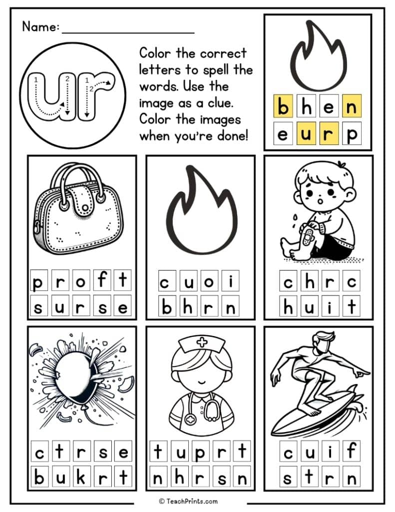 ur worksheet