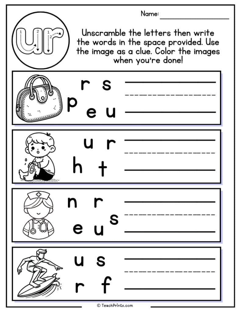 ur worksheet