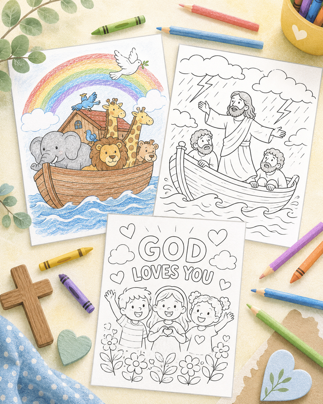 21 Free Christian-Themed Coloring Pages 2 Free printable Christian coloring pages for kids